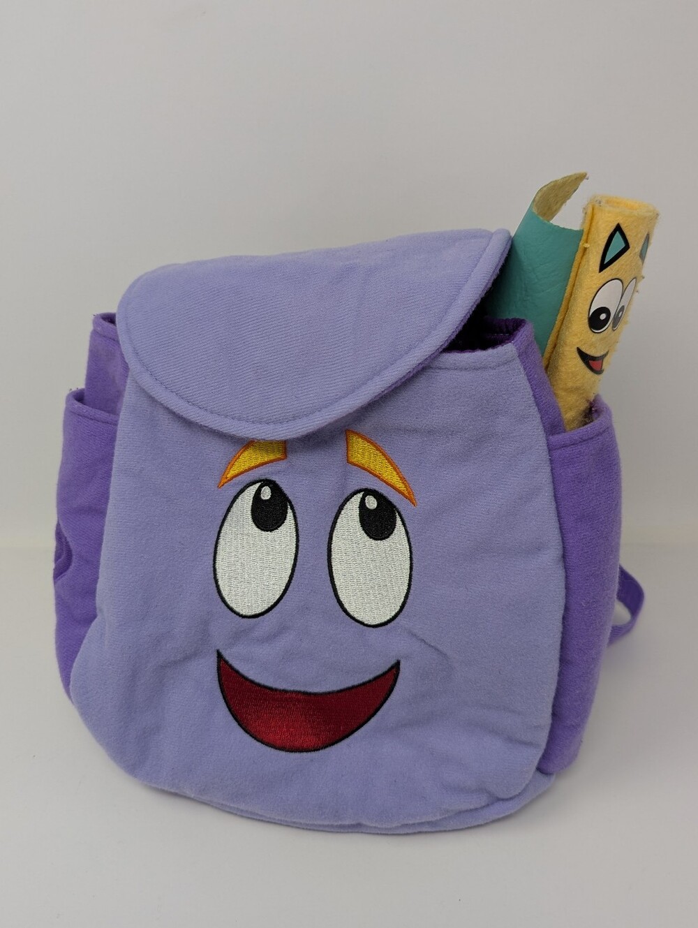 Dora the Explorer Backpack with Map Plush Vintage